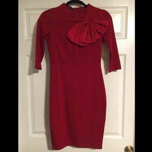 Homeyee Red Dress 40s Style US Size 4